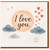 I Love You Card - Romantic Sun, Clouds and Hearts Design - Love/Anniversary Card for Wife, Husband, Boyfriend or Girlfriend - Blank Inside with Envelope