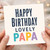 Papa Birthday Card, Lovely Papa Happy Birthday Card
