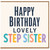 Step Sister Birthday Card, Happy Birthday Lovely Sister Card