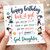 God Daughter Birthday Card, Kick It Girl Girl Power Encouragement Card