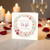 Wife Valentine's Day Card - With Love to My Wife Floral Wreath Design - Romantic Greeting Card for Her