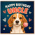 Uncle Birthday Card, Cute Beagle Puppy Happy Birthday Card