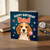 Dad Birthday Card, Cute Beagle Puppy Happy Birthday Card