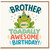 Brother Birthday Card, Have a Toadally Awesome Birthday Frog Card