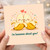 I'm Bananas About You Cute Pun Valentine's Card - Funny Romantic Love/Anniversary Card with Adorable Bananas - Sweet for Partner, Boyfriend, Girlfriend, Husband or Wife