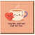 You're Just My Cup of Tea Card - Cute Pun Love & Anniversary Card for Valentine's Day, Partner, Boyfriend or Girlfriend - Kawaii Tea Cup and Heart Design