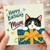 Mum Birthday Card, Cute Cat in Gift Box Happy Birthday Card