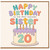 20th Birthday Card for Sister, To the Most Awesome Sister Birthday Card