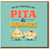 We Go Together Like Pita & Hummus Cute Pun Love/Anniversary Card - Funny Food Couple Greeting Card with Adorable Pita and Hummus Characters