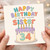 34th Birthday Sister Card, To The Most Awesome Sister Birthday Card