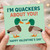 I'm Quackers About You Valentine's Day Card - Funny Duck Pun with Mallard Couple - Cute Love Card for Partner, Boyfriend, Girlfriend, Husband or Wife