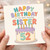 52nd Birthday Card for Sister, Happy Birthday to the Most Awesome Sister