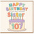 Sister 107th Birthday Card, To The Most Awesome Sister