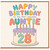 28th Birthday Auntie Card
