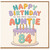 84th Birthday Card for Auntie, Happy Birthday to the Most Awesome Auntie Card