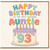 93rd Birthday Card for Auntie, Happy Birthday to the Most Awesome Auntie Card