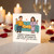 Funny Anniversary Card for Partner - There's Something Special Between Us (And It's Not Just the Dog) - Cute Romantic Dog Lovers Card for Boyfriend, Girlfriend, Husband or Wife