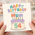 54th Birthday Card for Mum, Happy Birthday to the Most Awesome Mum