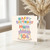 Mum 104th Birthday Card - Happy Birthday to the Most Awesome Mum Cake Design