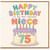 75th Birthday Card for Niece - Happy Birthday to the Most Awesome Niece