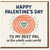 Palentine's Day Card for Best Friend - Happy Palentine's Day To My Best Pal - Cute Friendship Card with Heart Illustration - Ideal for Galentine's or Valentine's for Friends