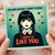 Funny Goth Love Card - For Some Reason I Cannot Fathom I Seem To Like You - Dark Humour Valentine’s or Anniversary Card for Partner