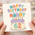 Nanny 62nd Birthday Card, Happy Birthday to the Most Awesome Nanny