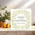 Cheers to the Newlyweds Wedding Card - Floral Wreath Design, 145mm x 145mm, Elegant Congratulations Card for the Happy Couple, Includes Kraft Envelope