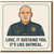 Love, It Sustains You. It's Like Oatmeal - Funny Love/Anniversary Card with Police Officer Illustration for Partner, Husband, Wife, Boyfriend or Girlfriend