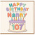 Nanny 107th Birthday Card, To The Most Awesome Nanny Cake Design