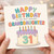 31st Birthday Card for Granddaughter, Happy Birthday to the Most Awesome Granddaughter Cake Card