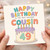49th Birthday Card for Cousin, Happy Birthday to the Most Awesome Cousin