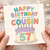 57th Birthday Card for Cousin, To the Most Awesome Cousin Birthday Card