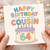 64th Birthday Card for Cousin, Happy Birthday to the Most Awesome Cousin
