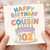 Cousin 102nd Birthday Card, Happy Birthday to the Most Awesome Cousin