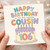 Cousin 106th Birthday Card, To The Most Awesome Cousin Birthday Card