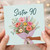 Sister 90th Birthday Card, Floral Bouquet Design