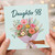98th Birthday Card for Daughter, Floral Bouquet Design