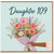 Daughter 109th Birthday Card, Floral Bouquet Card