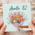 82nd Birthday Card for Auntie, Floral Bouquet Design