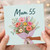 Mum 55 Birthday Card - Floral Bouquet Design