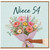 Niece 54th Birthday Card, Floral Bouquet Card for Her
