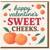 Funny Valentine's Day Card - 'Happy Valentine's Sweet Cheeks' - Cheeky Peach Design - Romantic Card for Boyfriend, Girlfriend, Husband or Wife - A6 with Envelope