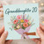 Granddaughter 20th Birthday Card Floral Bouquet Design