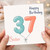 Sister 37th Birthday Card, Happy Birthday Balloon Design