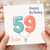 59th Birthday Card for Sister - Happy Birthday Sister Card