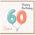 Sister 60th Birthday Card
