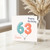 Sister 63rd Birthday Card