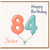 Sister 84th Birthday Card, Happy Birthday Balloon Number Design