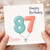 Sister 87th Birthday Card, Happy Birthday Balloons Design
